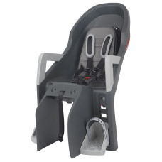 Дитяче крісло заднє POLISPORT Guppy Maxi+ CFS на багажник, 9-22 кг, сіре