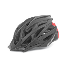 Шолом POLISPORT Twig L (58-61 см) чорний/червоний In-Mold