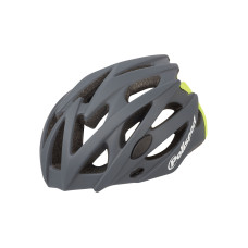Шолом POLISPORT Twig L (58-61 см) сірий/жовтий In-Mold