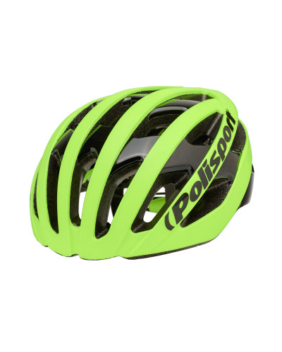 Шолом POLISPORT Light Pro L (58-61 см) Яскравий Жовтий матовий/Чорний In-Mold