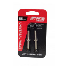 Безкамерний ніпель Stan's Notubes FV 55мм (2шт на блістері) сріблясті