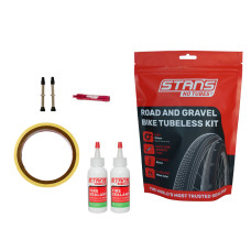 Набір Stan's Road Tubeless Kit 21 мм (стрічка 21 мм, ніпеля 55 мм, герметик 118 мл, викрутка)