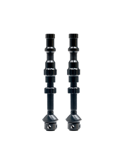 Безкамерний ніпель Stan's Tubeless Exo-Core Valves, medium, FV 44 мм, алюміній, пара, чорні