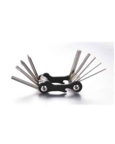 Мультитул KEN TECH KL-9834A 10 функцiй: шестигранники, викрутки, відкривачка