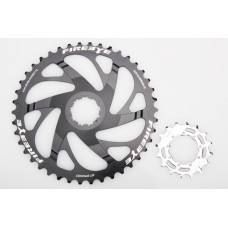 Зірка розширювач касети SRAM FireEye 40T + 16T чорний