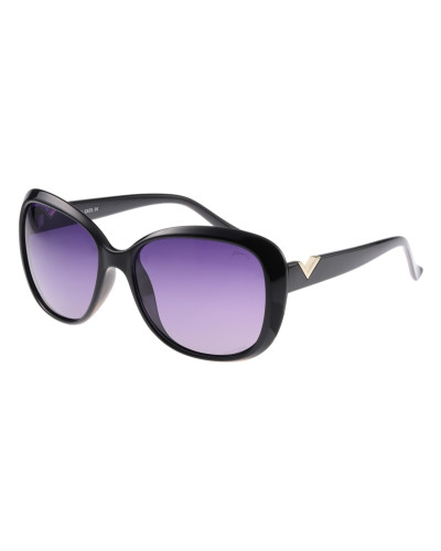 Окуляри Relax Ictis  чорні глянцеві, лінза smoke (Polarized TAC 1,1 mm), кат. 3