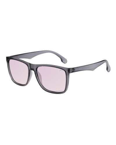 Окуляри Relax Alburry сірі глянцеві, лінза smoke (Polarized TAC 1,1 mm), purple  revo, кат. 3