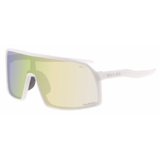 Окуляри Relax Prati білі глянцеві, лінза brown (Polarized TAC), amber platinum, кат. 3