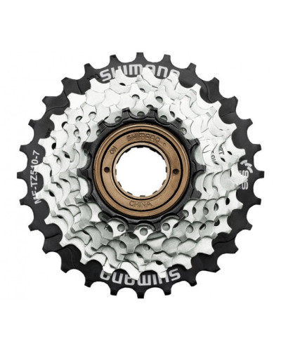 Вільнобіг Shimano 7шв, Tourney MF-TZ510, 14-28Т, срібл