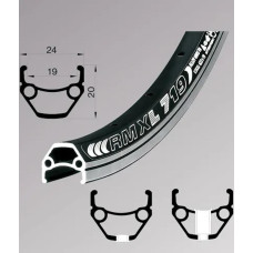 Обід Remerx DRAGON LINE 719, 27,5'', 584x19, 32 отв., AV, чорн. анод., V-Br, CNC