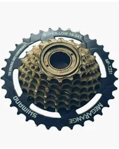 Вільнобіг 7 Megarange   Shimano Трещітка 7-ми швидкісна, 14-34Т, індексована