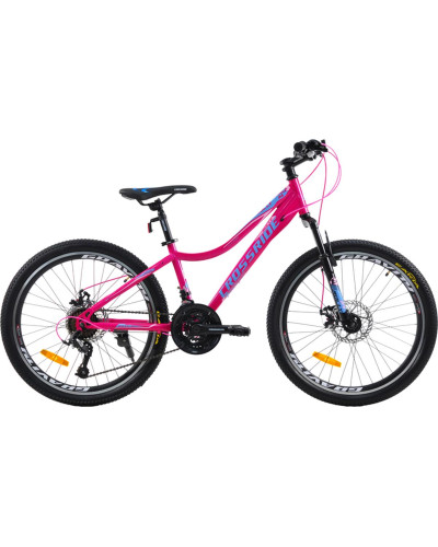 ВЕЛОСИПЕД CROSSRIDE 24 MTB ST "MOLLY LADY" рожевий