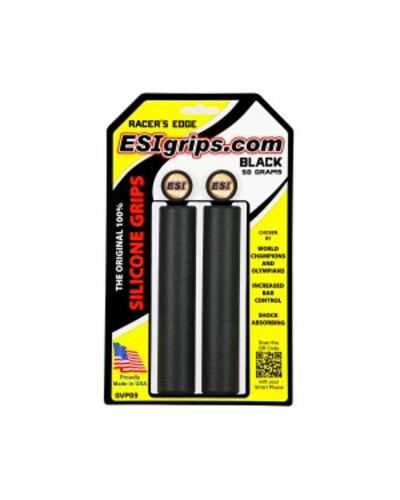 Гріпси ESI Racer's Edge Black (чорні)