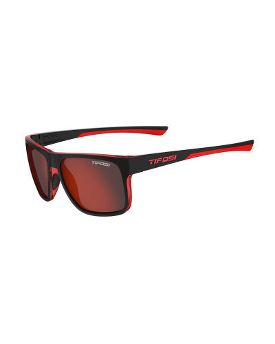 Окуляри Tifosi Swick Satin Black/Crimson, лінзи Smoke Red Mirror (15%)