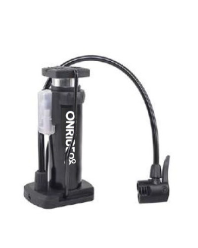 Насос підлоговий ONRIDE Magic алюміній, макс. тиск 120 psi, голівка з двома отворами під FV/AV