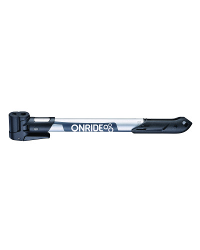 Насос компактний ONRIDE Sky 30 алюмінієвий макс.тиск 120PSI, голівка з двома отворами під FV/AV