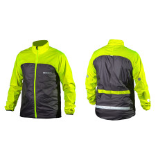 Вітровка ONRIDE Fit сірий-жовтий неон M