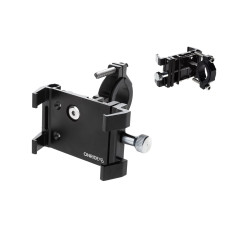 Тримач гаджета ONRIDE Holder 50, алю., ширина 65 - 95 мм, обертання на 360°, Ø 20 - 36 мм