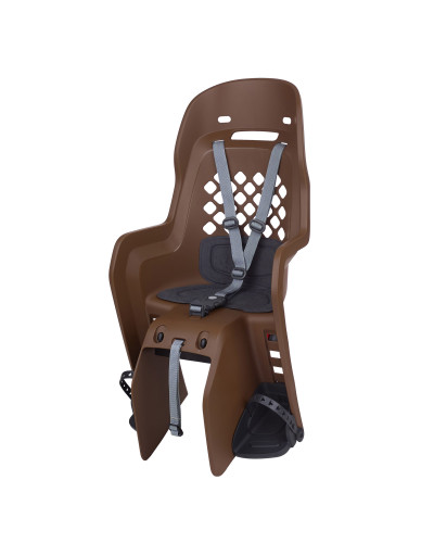 Дитяче крісло заднє POLISPORT Joy CFS на багажник, 9-22 кг, коричневе