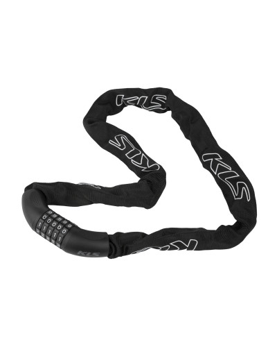 Замок ланцюговий кодовий KLS Chainlock 6 чорний 6x1000 мм