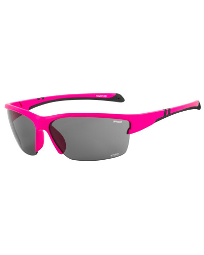 Окуляри дитячі R2 HERO magenta/pink (PC), лінза smoke, покриття flash mirror, кат. 2