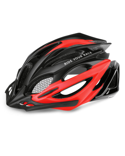Шолом R2 PRO-TEC колір чорний, червоний матовий розмір L: 58-61 см