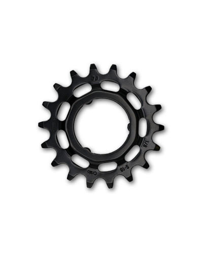 Зірка задня KMC Shimano Wide 18T чорна 1/8"