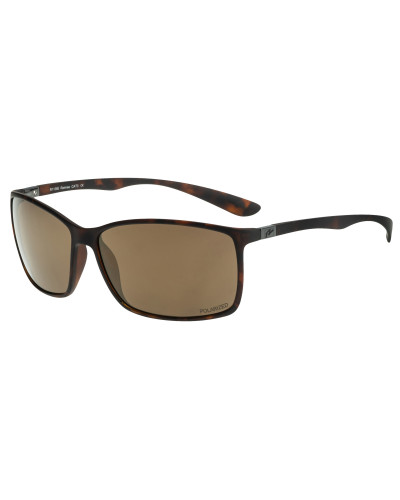 Окуляри Relax Ramree коричневі матові, лінза brown (Polarized TAC 1,1 mm), gold mirror, кат. 3