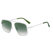 Окуляри Relax Narcos срібні матові, лінза green (Polarized TAC 1,1 mm), кат. 3