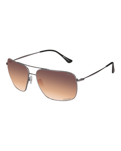 Окуляри Relax Arran темно сірі матові, лінза brown grady (Polarized TAC 1,1 mm), кат. 3