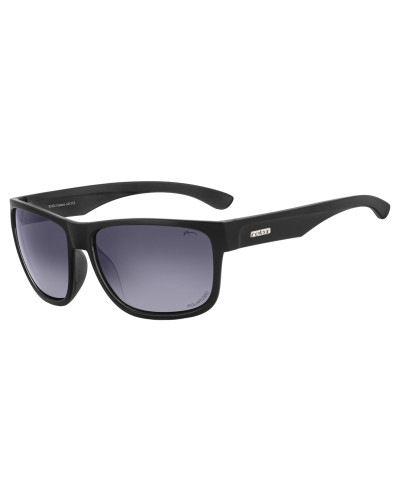 Окуляри Relax Galiano чорні матові, лінза smoke grady (Polarized TAC 1,1 mm), кат. 3