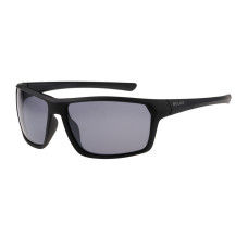 Окуляри Relax Gifu чорні матові, лінза smoke (Polarized TAC 1,1 mm), flash mirror, кат. 3