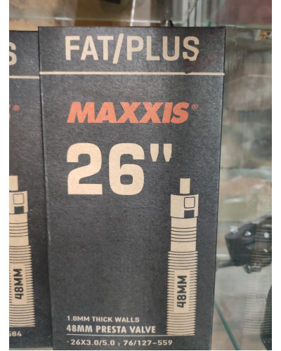 Камера maxxis 26 х3.00 / 5.00 fv 48mm