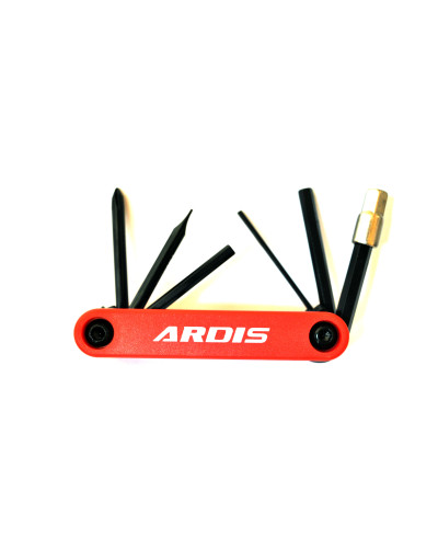 Шестигранними Мультитул Ardis KL-9804А, 7 елементів без лого (100шт)