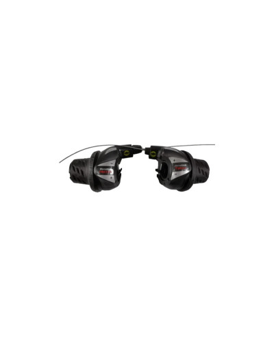 Shimano Revo-Shift SL-RS36 (3/7), 21 SPD, Лівий ревошифт - пошуковий, Правий - фіксований, з індикац. віконцями, із тросиками, лівий+правий