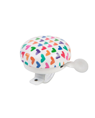 Дзвінок велосипедний VLT Rainbow Hearts 58mm