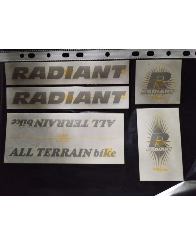 Наліпки на велосипед  Radiant