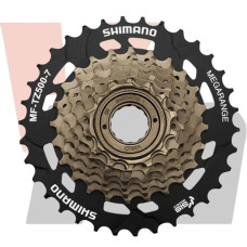 Тріскачка 7 швидк. SHIMANO MF-TZ500-7 Megarange 14-34Т коричневий