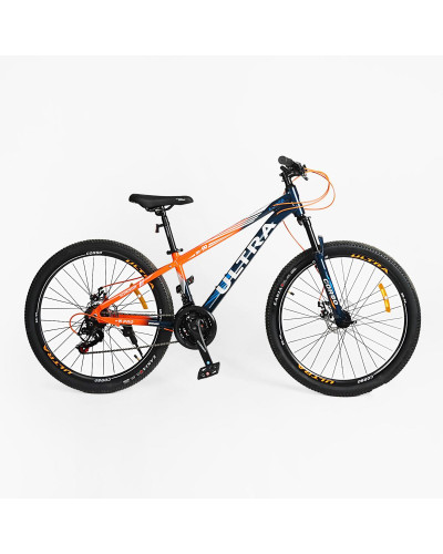 Велосипед 26 Спортивний Corso «ULTRA» 26" дюймів UL-26326  рама алюмінієва 13, обладнання Shimano 21 швидкість