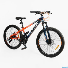 Велосипед 26 Спортивний Corso «ULTRA» 26" дюймів UL-26326  рама алюмінієва 13, обладнання Shimano 21 швидкість
