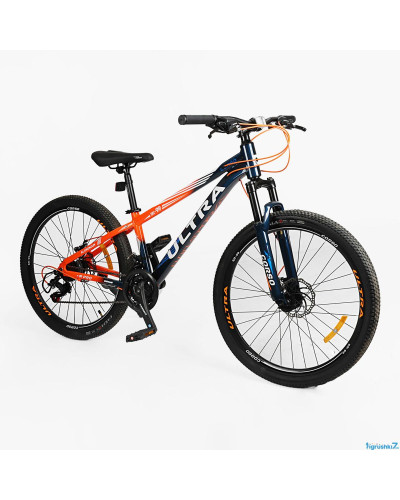 Велосипед 26 Спортивний Corso «ULTRA» 26" дюймів UL-26326  рама алюмінієва 13, обладнання Shimano 21 швидкість