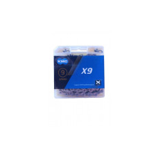 Ланцюг KMC X9 1/2х11/128х116L срібн/срібн, 9шв
