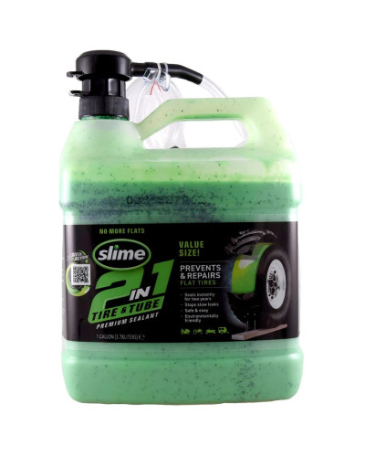 Безкамерний/камерний герметик Slime 2IN1 Sealant 3,8 л