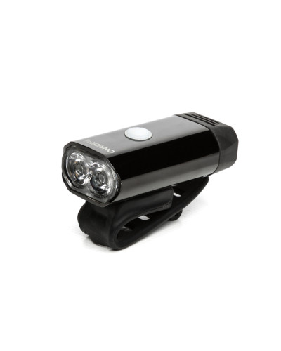 Велосипедна фара ONRIDE Glow (400 lm, 1050 mAh, USB Type-A), алюмінієва