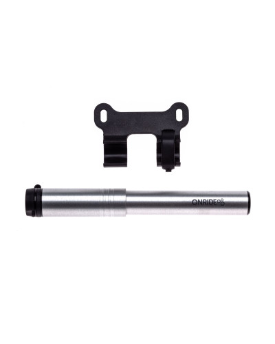 Насос компактний ONRIDE Slate 10 алюмінієвий макс.тиск 120PSI, зі шлангом, голівка під FV/AV