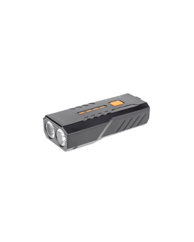 Велосипедна фара ONRIDE Spark (300 lm, 2400 mAh, Type-C), функ. Power Bank, пластикова
