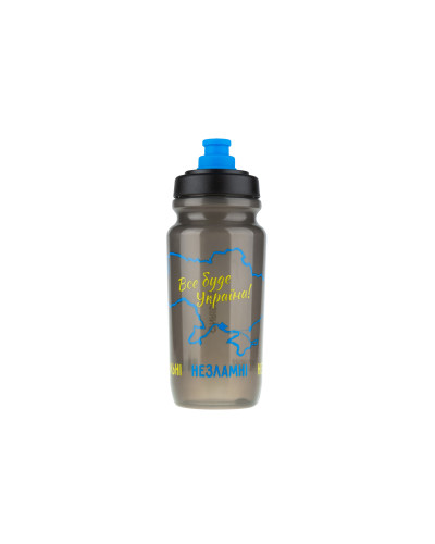 Фляга ONRIDE Limit 550 мл прозора-сіра
