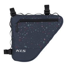 Сумка в трикутник рами KLS Wedge 023 дизайн-конфетті, темно-синій