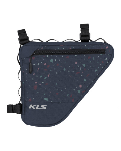 Сумка в трикутник рами KLS Wedge 023 дизайн-конфетті, темно-синій