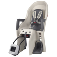 Дитяче крісло заднє POLISPORT Guppy Maxi+ RS на підсідельну трубу, 9-22 кг, кремове